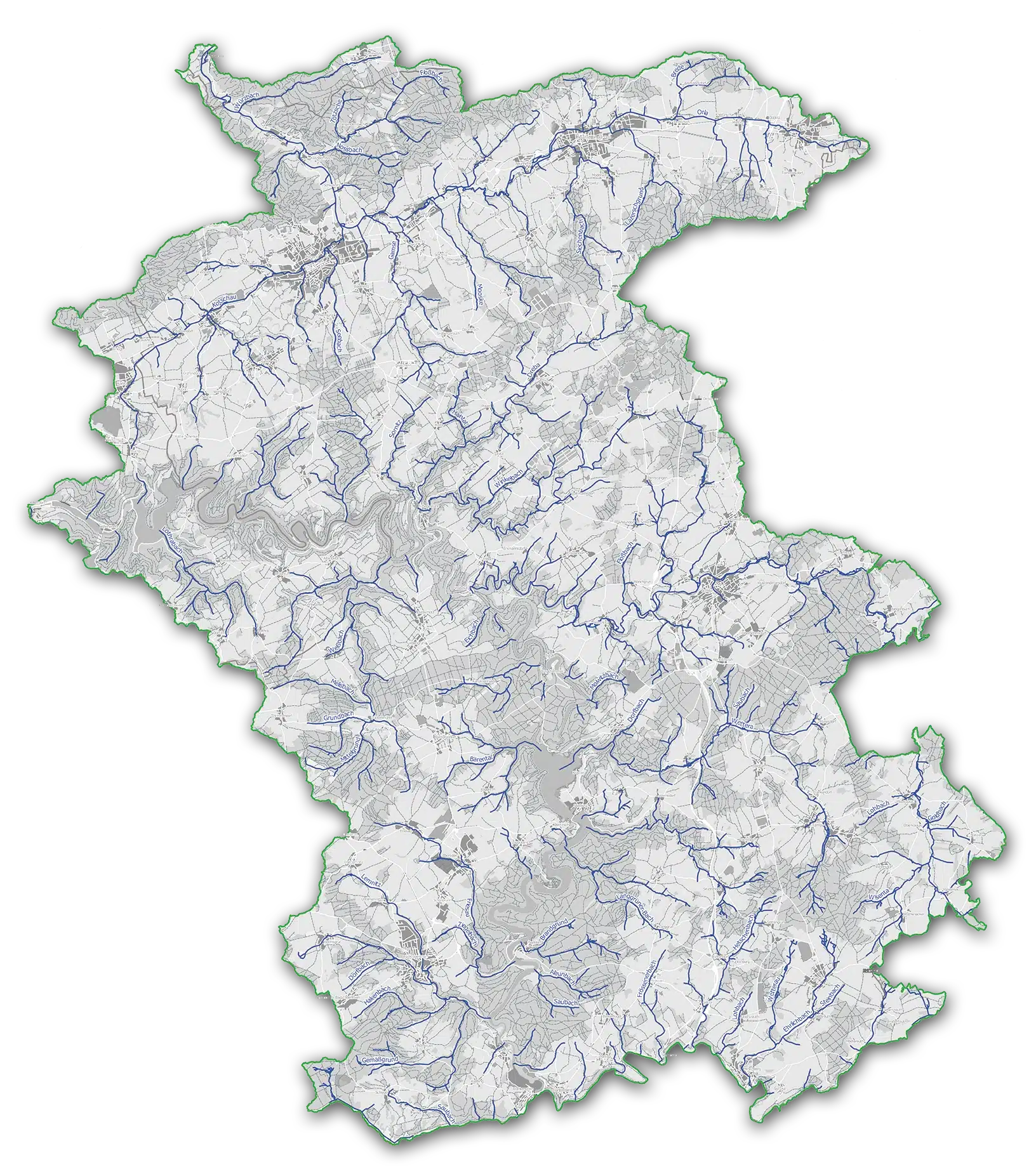 Übersichtskarte GUV-OSO Übersichtskarte GUV-OSO